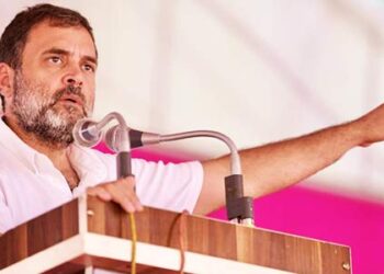Rahul Gandhi in Rajasthan’s Vallabhnagar, attacks BJP over Adani