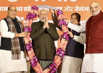 BJP sweeps polls in three states