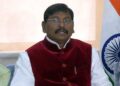 Union Minister Arjun Munda addressing media achievements of Ministry of Health & Family Welfare