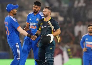 India beat Australia by 20 runs in fourth T-20 International to clinch five-match series 3-1