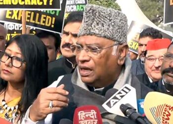 INDIA bloc holds protest march from Parliament over suspension of MPs