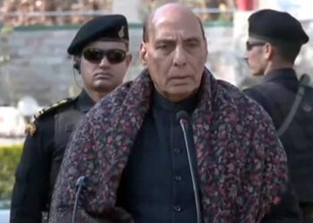 Raksha Mantri Rajnath Singh arrives in Jammu to review security situation in J&K