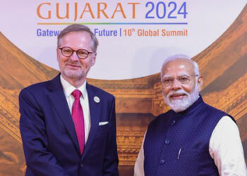 PM Modi meets with PM of Czech Republic, H.E. Mr. Petr Fiala