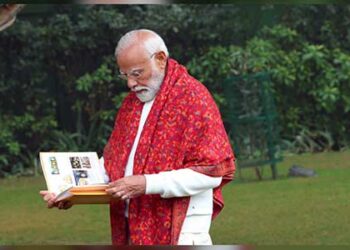 PM Modi releases commemorative postage stamps on Ram Temple