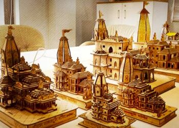3D models of Ayodhya Ram temple
