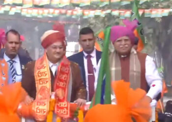 Lok Sabha Election 2024: JP Nadda road show in Panchkula