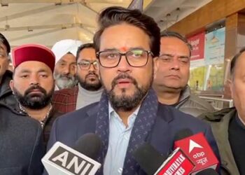 Anurag Thakur’s attack on opposition regarding Ram temple