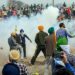 Tear gas used again on farmers at Haryana-Punjab border amid Bharat Bandh