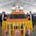 PM dedicates to nation and lays foundation stone for multiple development projects worth more than Rs 13,500 crore in Tarabh, Mahesana, Gujarat.