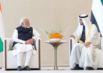 Prime Minister’s meeting with President of the UAE