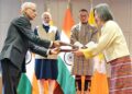 PM and PM Bhutan, Mr. Tshering Tobgay witnessing the Exchange of MOUs between India and Bhutan at Thimphu, in Bhutan