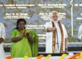 PM inaugurates, dedicates to nation and lays foundation stone for multiple development projects worth more than Rs 56,000 crores in Adilabad, Telangana