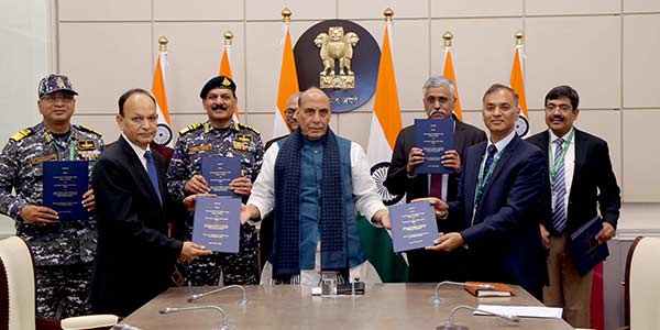 Ministry of Defence signs five major capital acquisition contracts worth Rs 39,125.39 crore