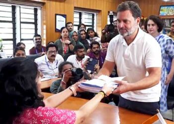 Lok Sabha polls: Congress leader Rahul Gandhi files nomination in Wayanad