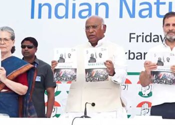 Congress releases Manifesto ‘Nyay Patra’ for Lok Sabha elections