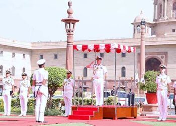 Visit By Vice Admiral Mark Hammond, Chief Of Royal Australian Navy
