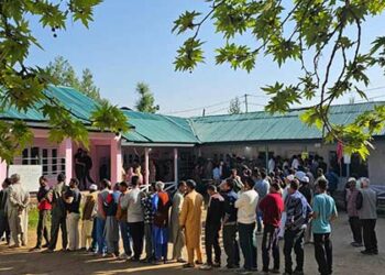Baramulla is heading for the highest turnout in the last 8 Lok Sabha elections; records 54.21% as of 5 PM