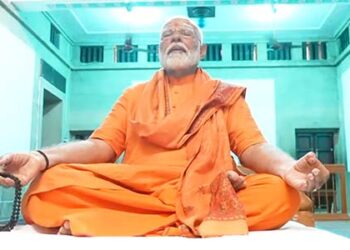 Narendra Modi begins meditation at Vivekananda Rock Memorial