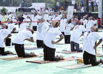 More than 7,000 Yoga Enthusiasts Practiced Yoga during the 25th Countdown to International Yoga Day 2024