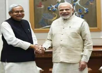 Bihar CM & JD(U) President Nitish Kumar meets PM Modi