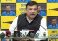 ‘Where are your 7 MPs?’: Sanjay Singh questions BJP amid Delhi water crisis