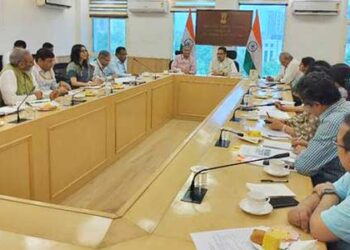 Secretary (I&B) and Secretary (AYUSH) review preparations for outreach activities of International Day of Yoga 2024
