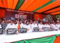Delhi BJP stages massive protest against AAP over death of civil service aspirants