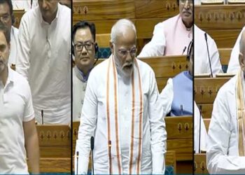 Rahul-PM Modi, Shah face to face in Parliament