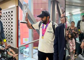 Team India returns home after T20 World Cup win; Fans gather for heroic welcome