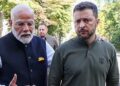 PM Modi meets Ukraine’s Zelenskyy with a warm hug