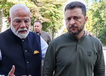 PM Modi meets Ukraine’s Zelenskyy with a warm hug