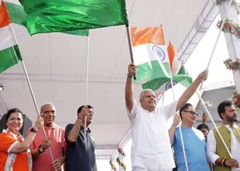‘Tiranga ties nation together as one,’ Union ministers participate in ‘Har Ghar Tiranga’ campaign