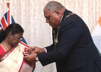 President Droupadi Murmu conferred highest honour – Companion of the Order of Fiji in capital Suva
