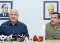 AAP leaders Manish Sisodia celebrate as SC grants bails to Arvind Kejriwal, attacks BJP