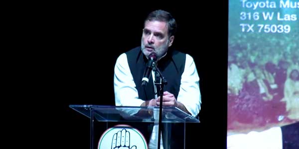 Rahul Gandhi attacks PM Narendra Modi, RSS In US