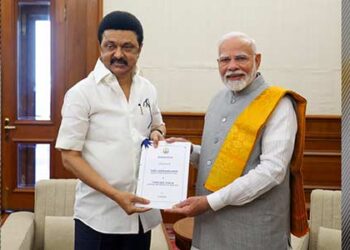 Chief Minister of Tamil Nadu meets Prime Minister