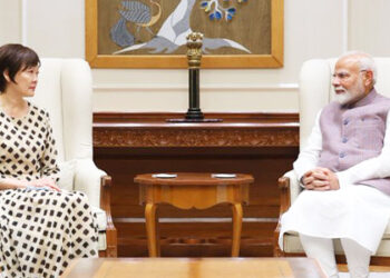 PM Narendra Modi meets former Japan PM late Shinzo Abe’s wife Akie Abe
