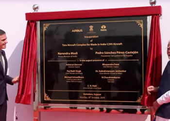PM Modi, Spain Counterpart Launch C-295 Aircraft Manufacturing Facility In Vadodara