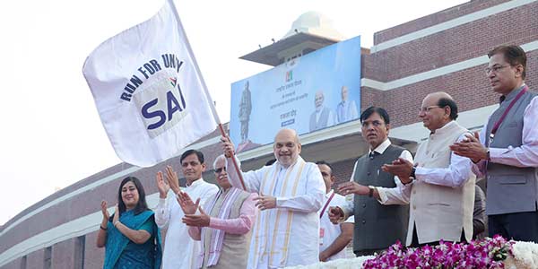 Amit Shah flags off ‘Run for Unity’ in Delhi
