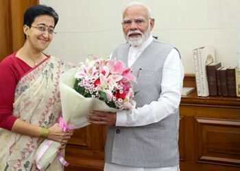 Delhi CM Atishi calls on PM Modi for first time after assuming CM office