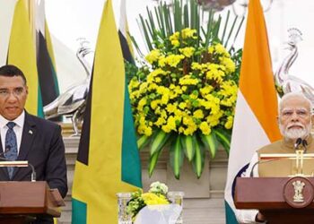PM Modi holds bilateral meeting with Jamaican counterpart Holness