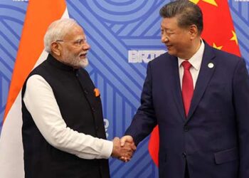 Meeting of Prime Minister with Mr. Xi Jinping, President of the People’s Republic of China on the margins of the 16th BRICS Summit