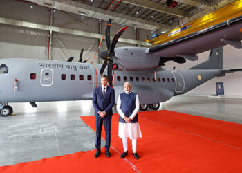 Modi, Spain’s Sanchez launch India’s first private military aircraft plant