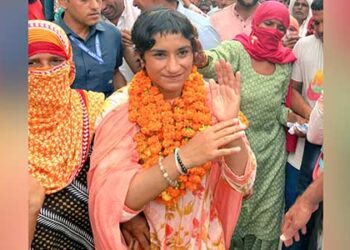 Haryana Election Results : Phogat won from Julana constituency by over 6000 votes