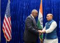 Raksha Mantri meets US Secretary of Defense on the sidelines of 11th ASEAN Defence Ministers’ Meeting-Plus in Lao PDR