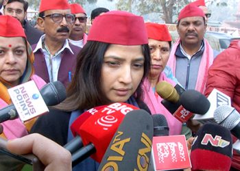 Dimple Yadav attacks BJP over Parl scuffle