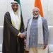 PM Modi receives Foreign Minister of Kuwait.