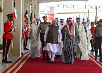 PM Modi reaches Kuwait