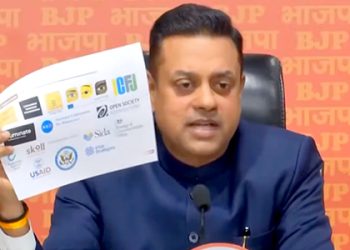 Dangerous triangle of Soros-OCCRP-Rahul Gandhi trying to destabilise India: Sambit Patra