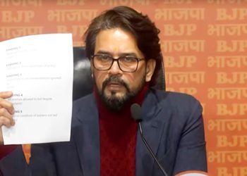 Delhi Polls: Kejriwal biggest liar, deceived people of Delhi: Anurag Thakur